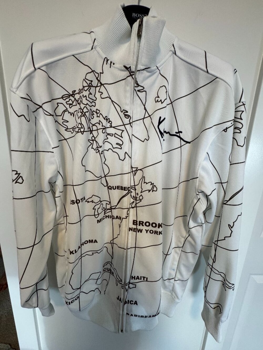 Karl Kani "World Map" Track Jacket – Men's XL